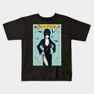 Elvira Goth Queen Kids T-Shirt